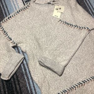 NWT Lucky Brand Contast Stitch Sweater